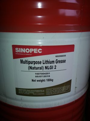 MỠ SINOPEC NLGI2 = 180 Hotline: 0936314188